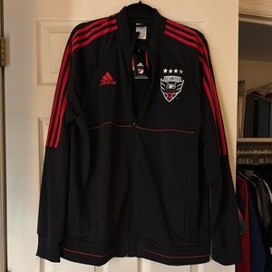 adidas Black and Red Bomber Jacket
